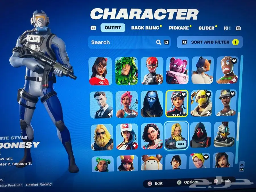 حساب سوني فورت وروكت وفي العاب 8