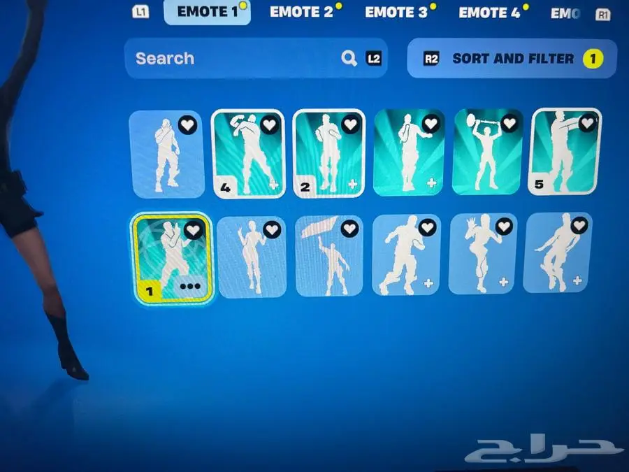 حساب سوني فورت وروكت وفي العاب 5
