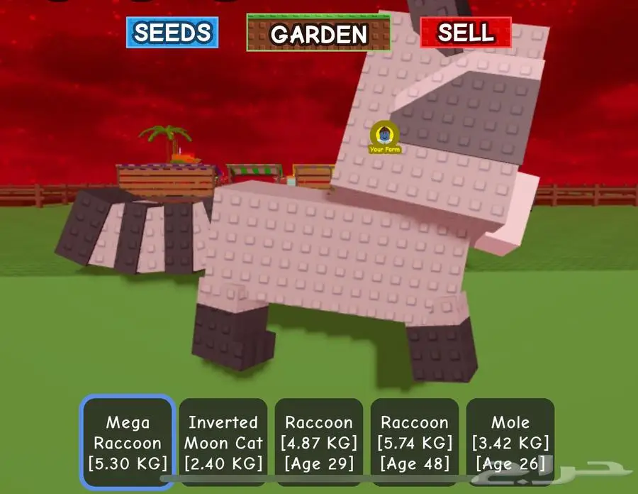حيوانات grow a garden للبيع 4