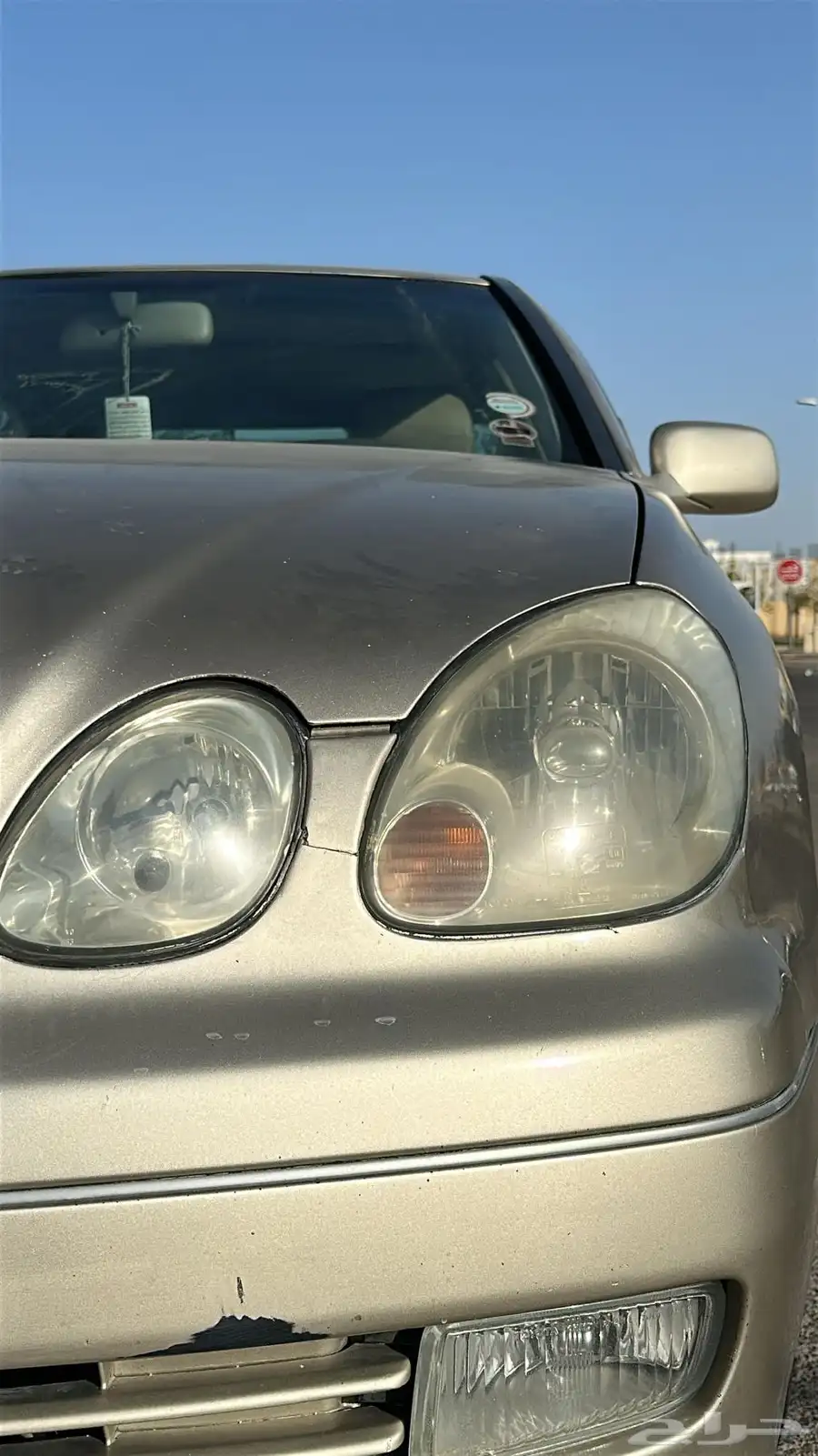 شمعات لكزس جي اس lexus GS front head light 3