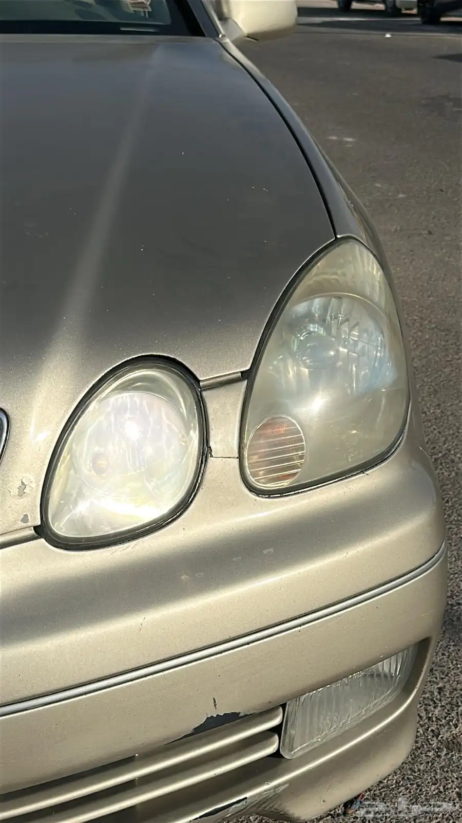 شمعات لكزس جي اس lexus GS front head light 1