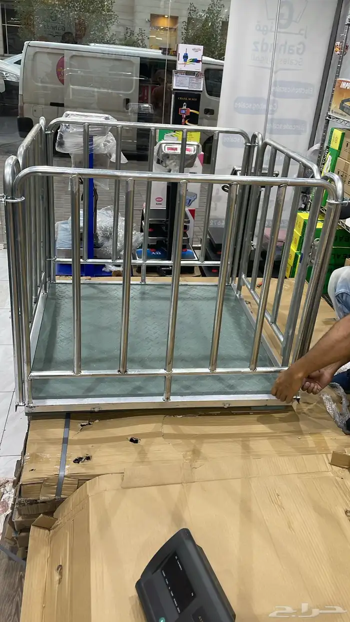 ميزان اغنام مع شبك مستورد بافضل خامه 1