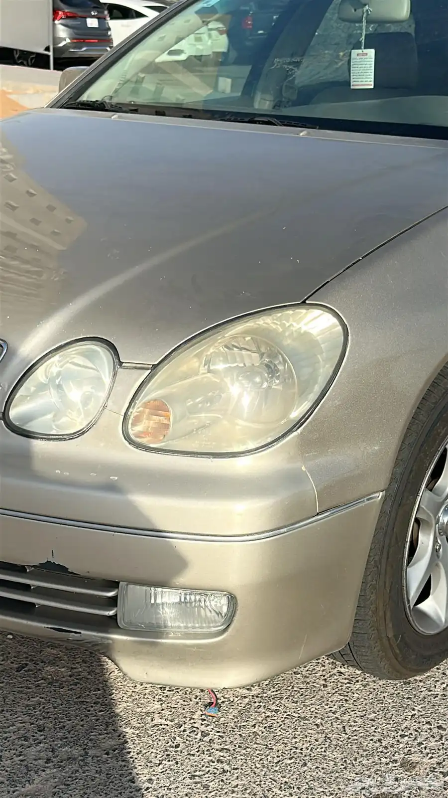 شمعات لكزس جي اس lexus GS front head light 4