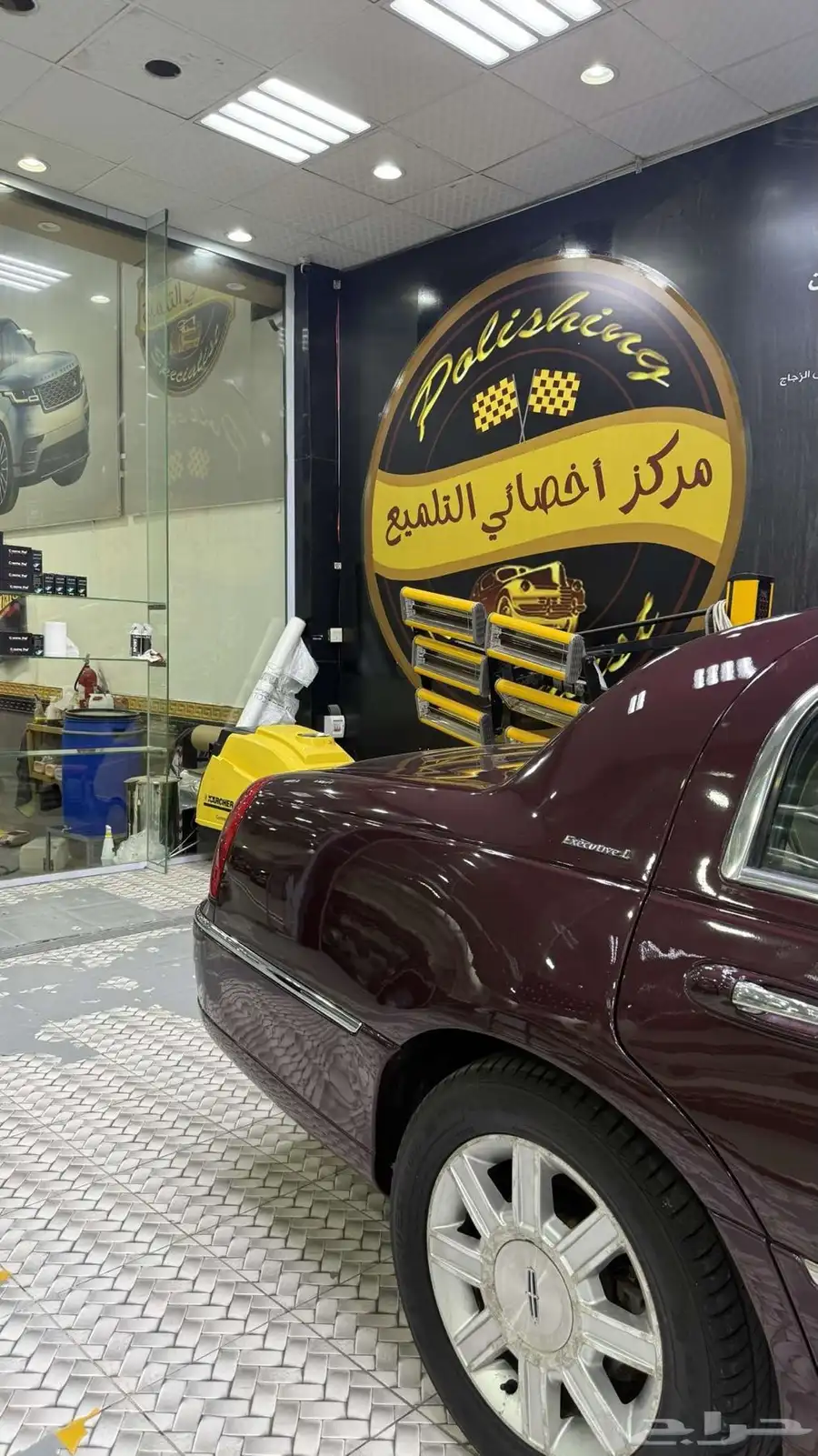 لنكولن تاون كار 2008 ممشى قليل 140 الف عنابي 17