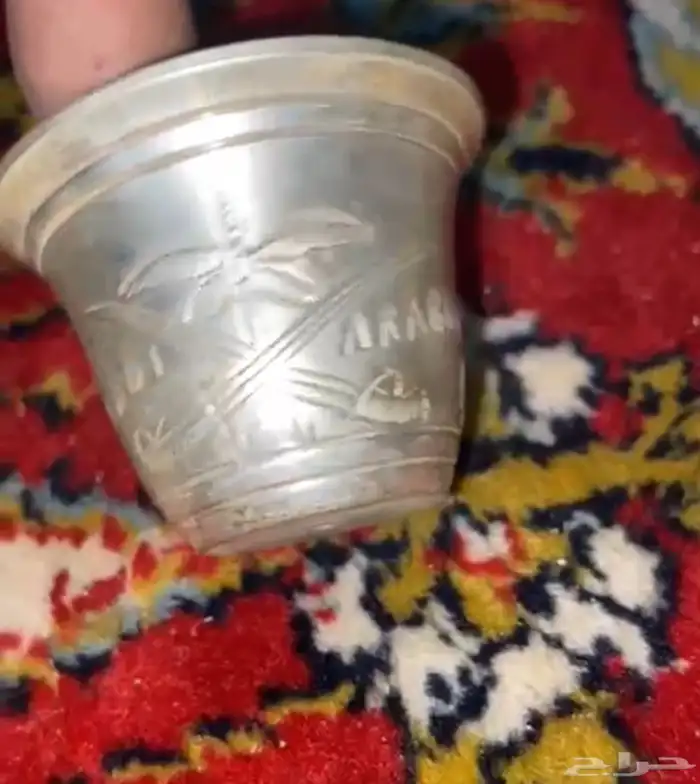 فناجيل مذهبة بعبارات تراث ونادرة جدا  وأحجام صغيره وكبيرة 18