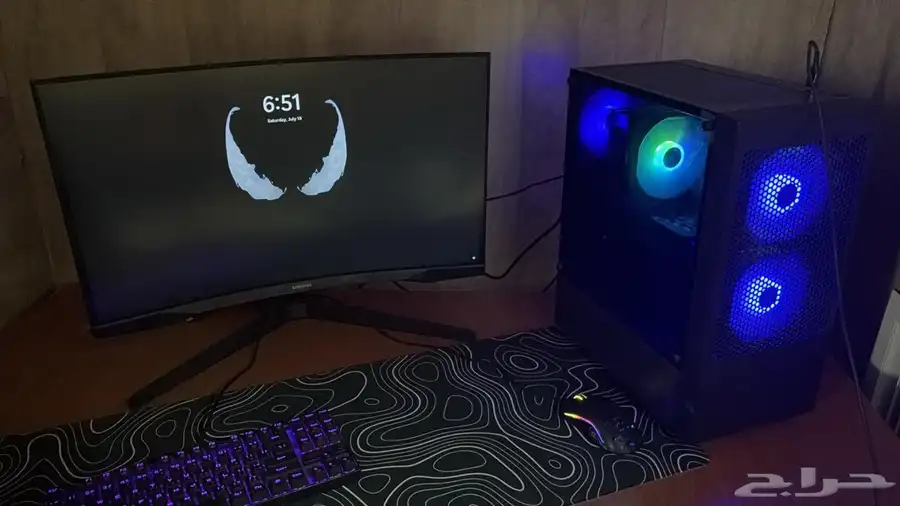 PC بي سي قيمنق 4060 شبه جديد 11