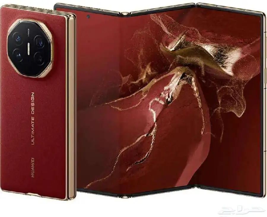 جوال هواوي mate xt 3 شاشات احمر 1TB مستعمل 0