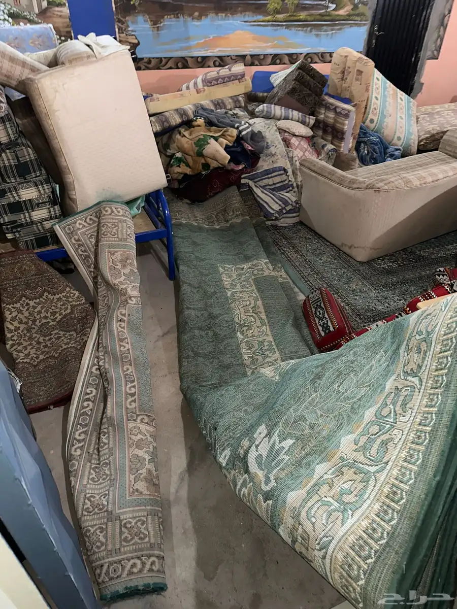 فرش زل وكنب ومراتب مستعمل للبيع المستعجل 3