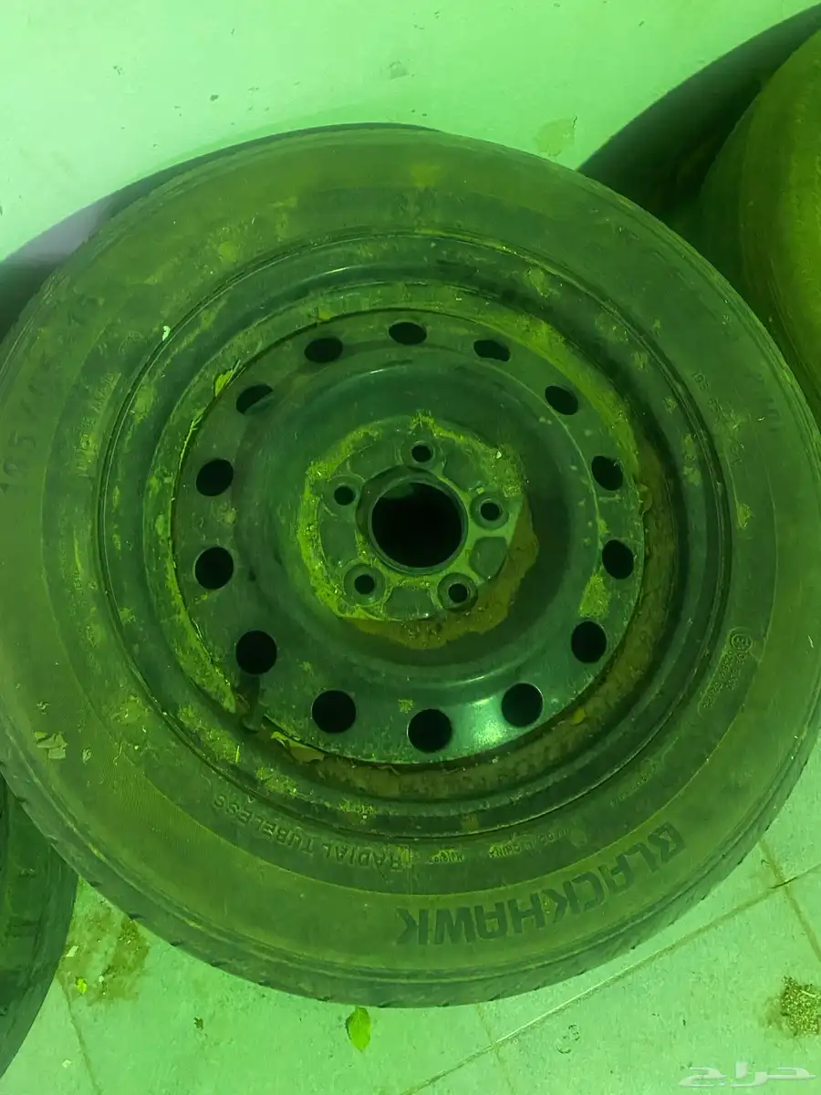 4 كفرات مع جنوطها للبيع 1