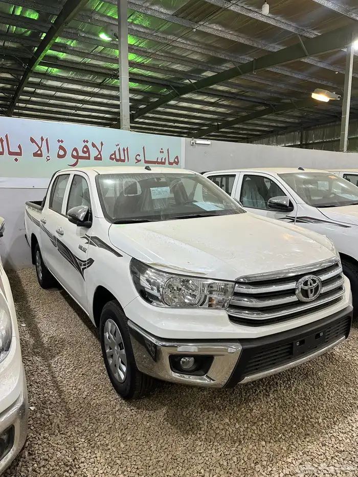 هايلوكس 2025 بنزين اصفار بطاقة كاش وبنوك 0