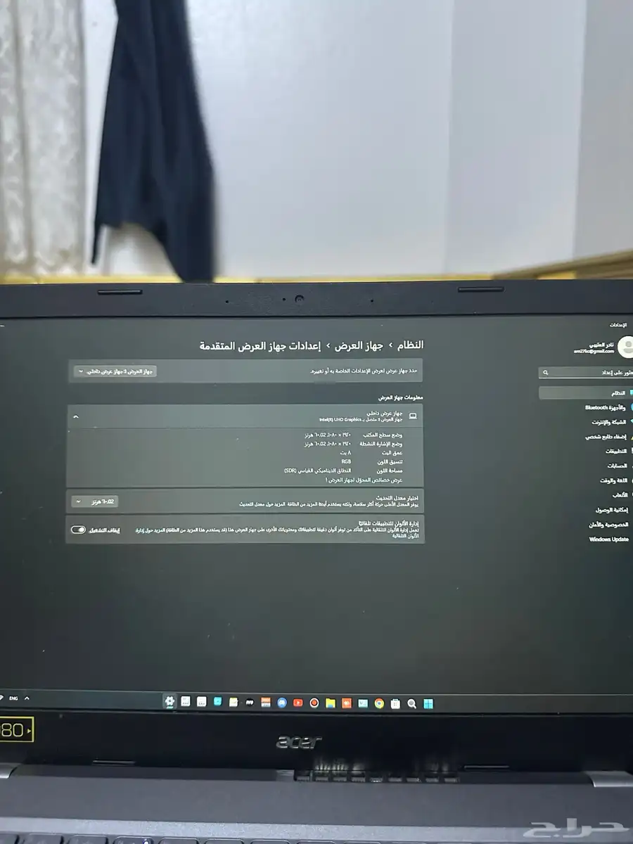 لابتوب ايسرا نضيف اخو الجديد 2