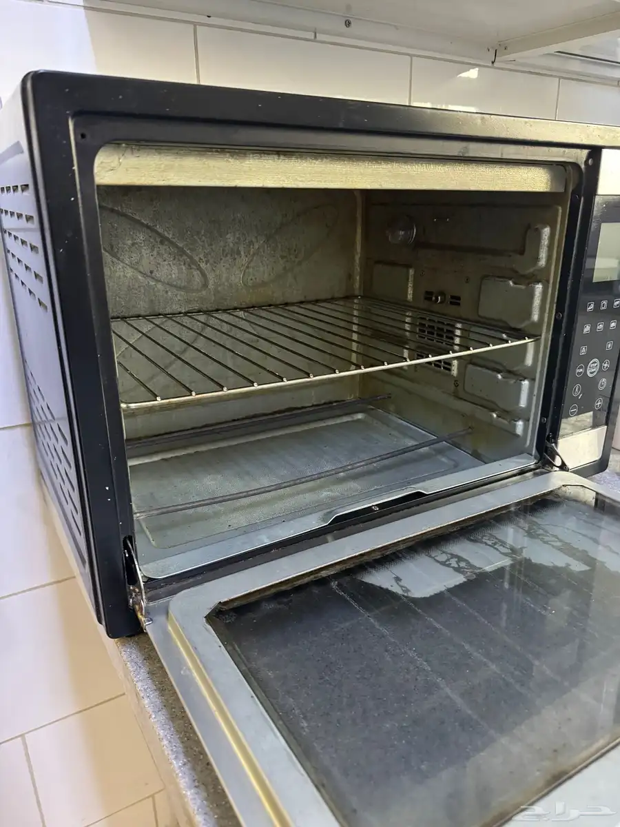 مايكرويف نظيف وبحالة جيده وممتاز وفرن شواية ممتاز 4