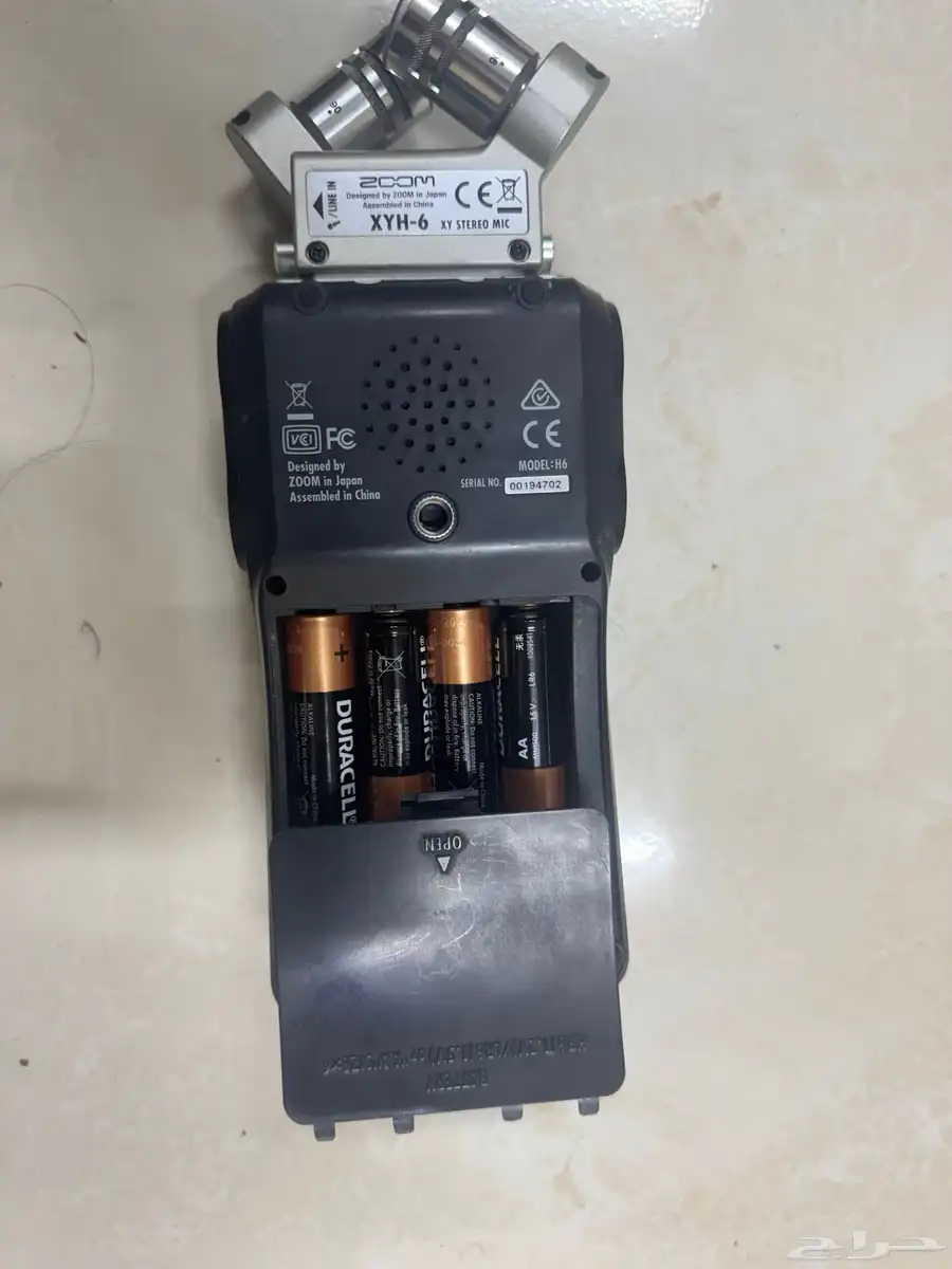 مسجل صوت احترافي ZOOM H6 Handy Recorder 1