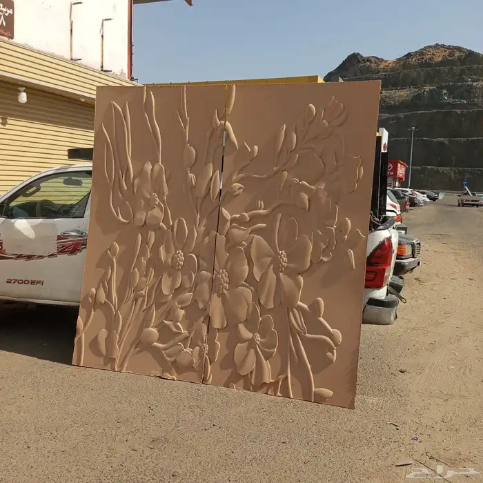 نجاره وديكورات خلفيات شاشة باركية spc بديل الشيبورد والرخام 17