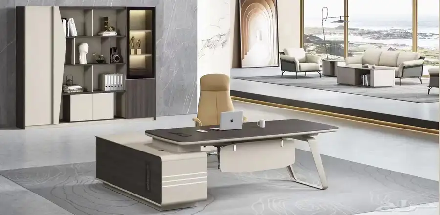 مودرن أحدث مكاتب كبيرة vip فخمة طقم اثاث مكتبي إدارة تركي 58