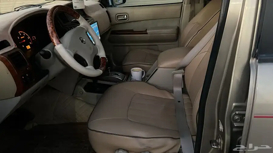 نيسان فتك 4800 فل كامل ماعدا الفتحة مقاعد جلد كفرات جديده 4