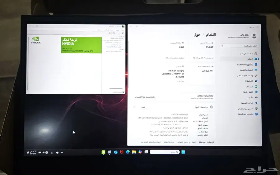 لابتوب قيمنق HP OMEN 16 نظيف للبيع 3