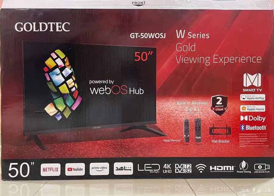 شاشة GOLDTEC سمارت 50 بوصة 0
