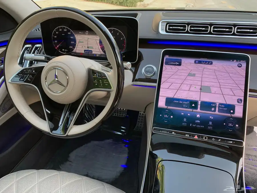 مرسيدس الجوهره S450 موديل 2023 بحالة الوكاله ممشى 43 الف 46