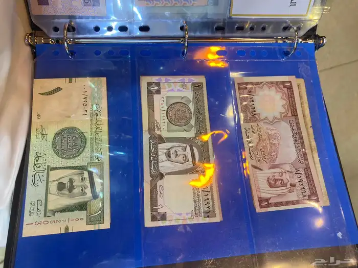 عملات سعودية متنوعة بالطقم وبالحبة انسر متسلسل ربطة بنك 17