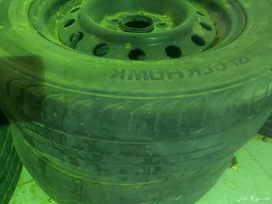 4 كفرات مع جنوطها للبيع 0