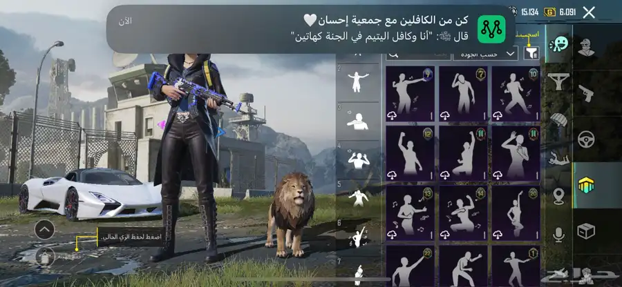 حساب ببجي لفل 68 مع عشيره لفل 9 للبيع 14