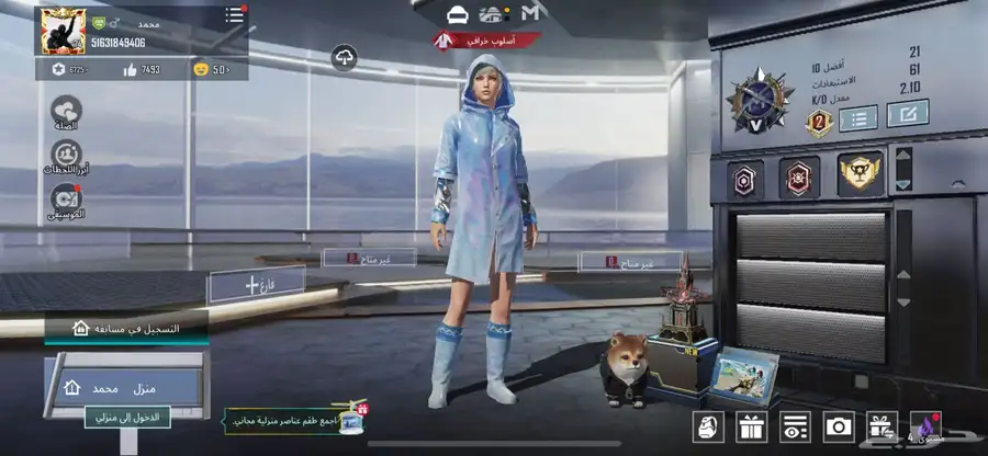 حساب ببجي 5