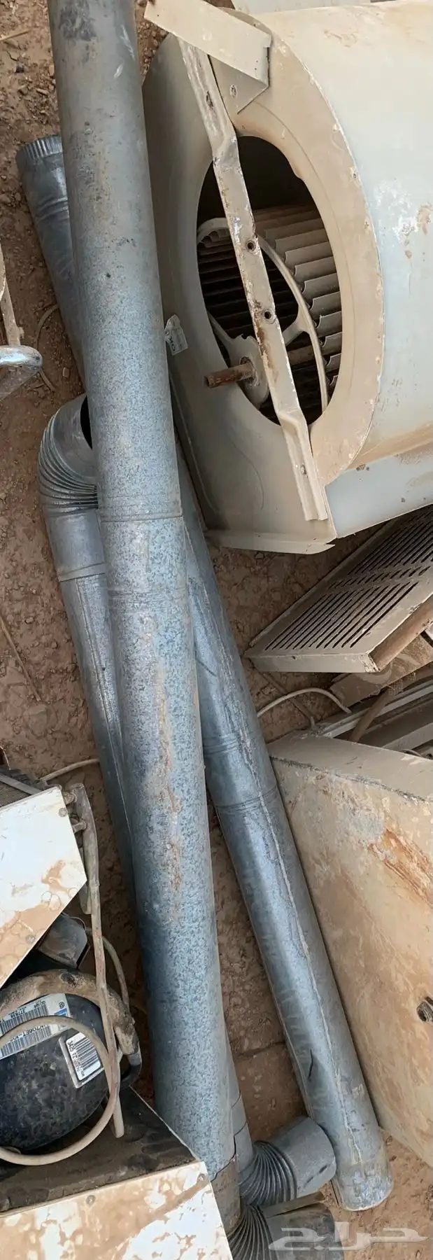 غساله نظيفه ومطور ودفايه تراثيه مدفئة ديزل معها مواصيرها 4