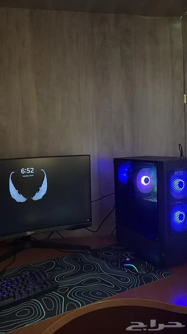 PC بي سي قيمنق 4060 شبه جديد 12
