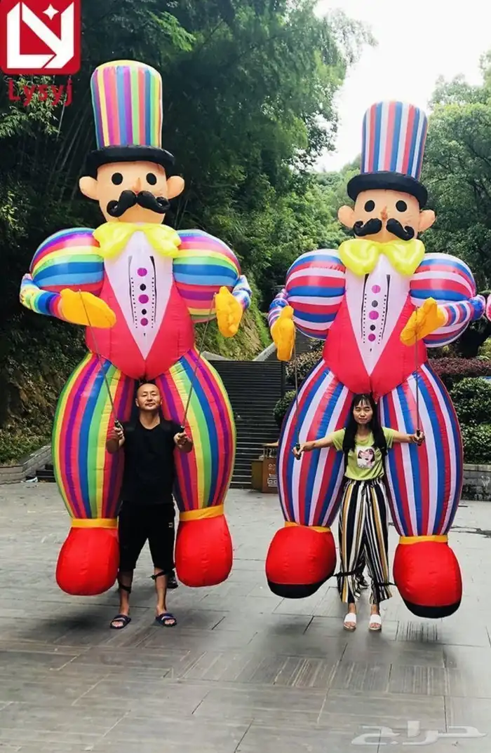 جميع ماتحتاجه في الحفل والترفيه مهرجين دمى مقدم فرقه اطفال 12