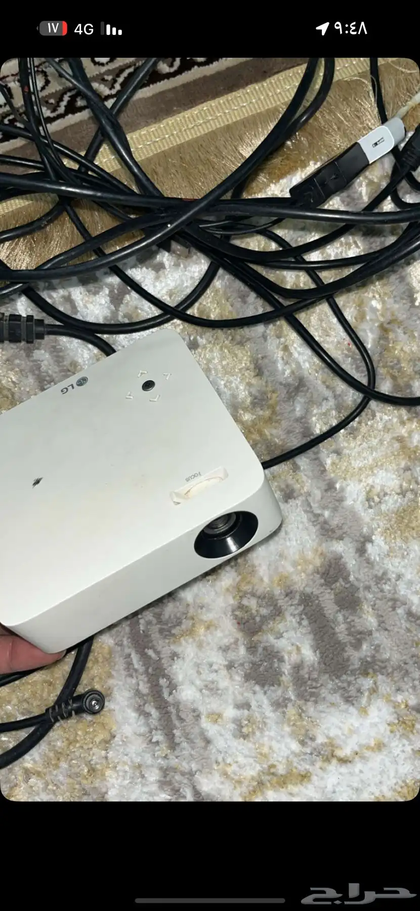 بروجكتر LG ممتاز وعلى الشرط والبيع سمح 0
