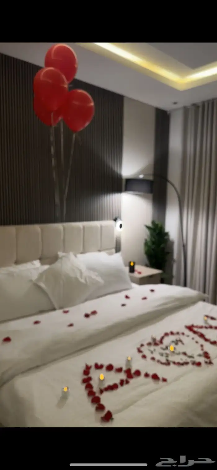 تجهيز عرسان شاليه خاص مع التجهيز شامل العشاء VIPعرض 1495 0