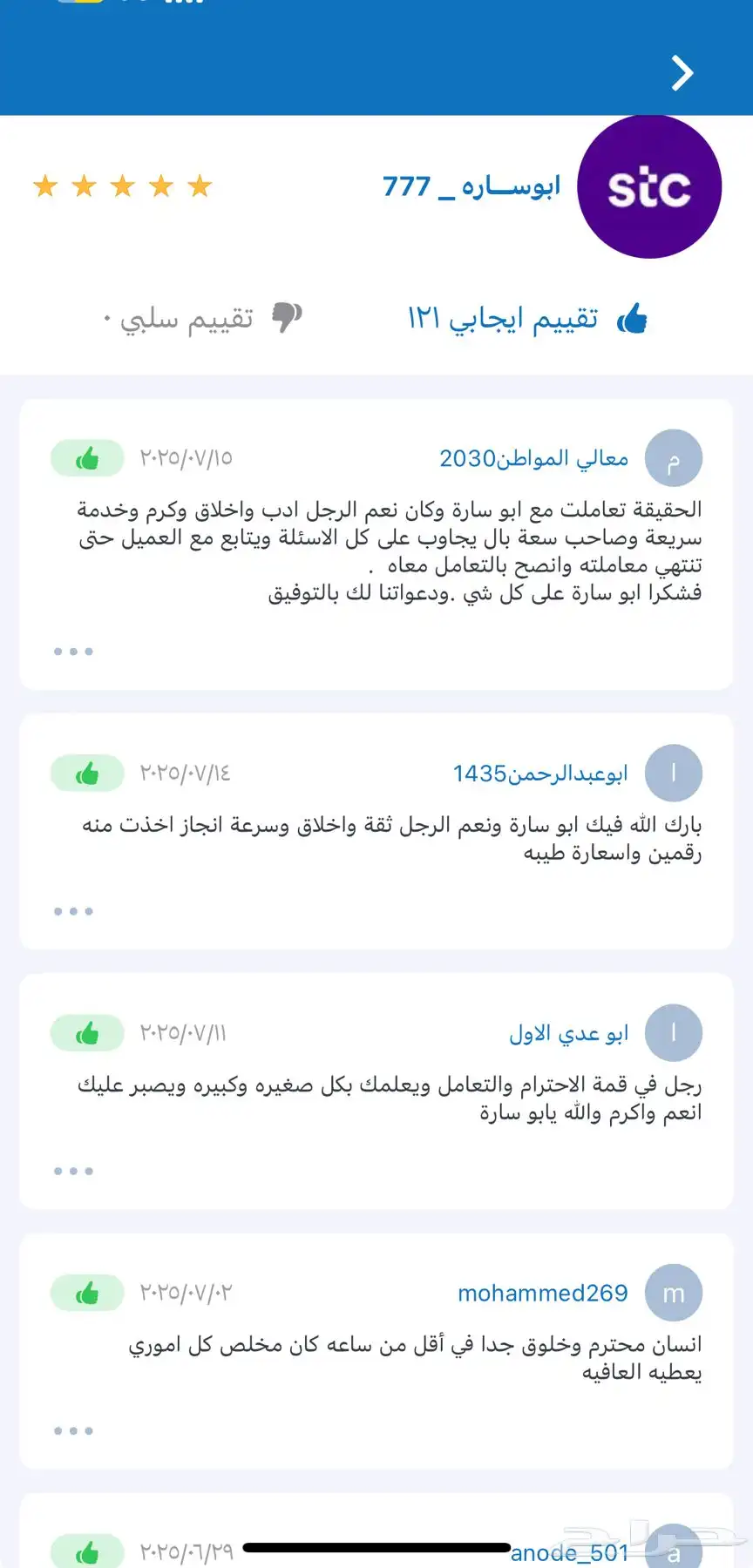 ارقام مميزة stc 40