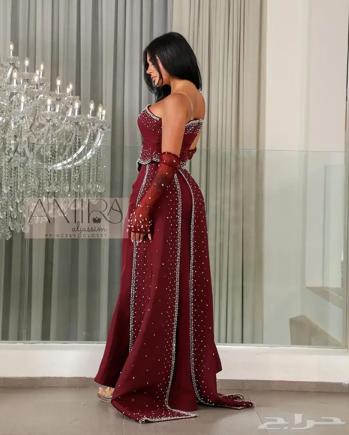فساتين سهرة ناعمة توصيل لجميع المدن 29