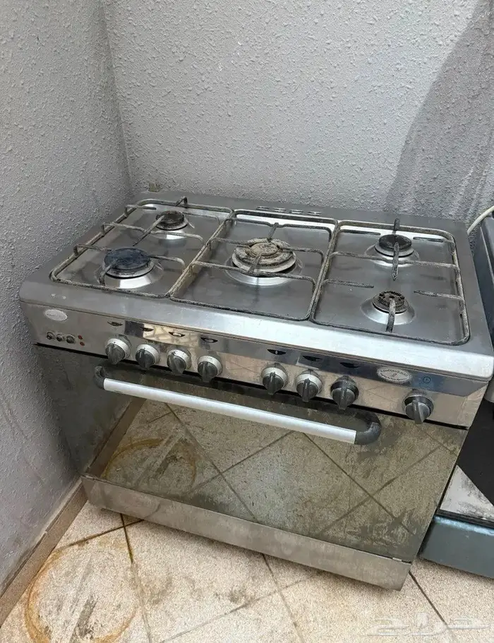 فرن غاز إيطالي 5 عيون ماركة جليم غاز 4