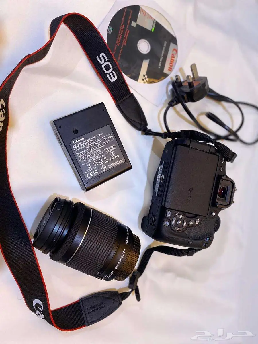 للبيع كاميرا Canon EOS 750D شبه جديدة - عرض مميز 2