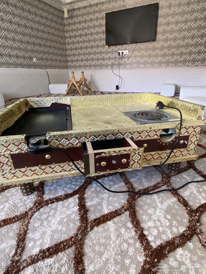 منقل كهربائي ( سخانه كويتي حجم كبير ) وعين كهربائيه كبير 2