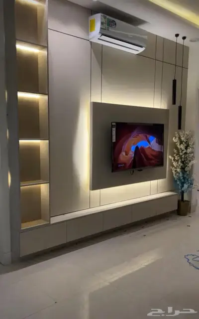 بديل الشيبورد ديكورات خلفيه تلفزيون شاشه سرير 3