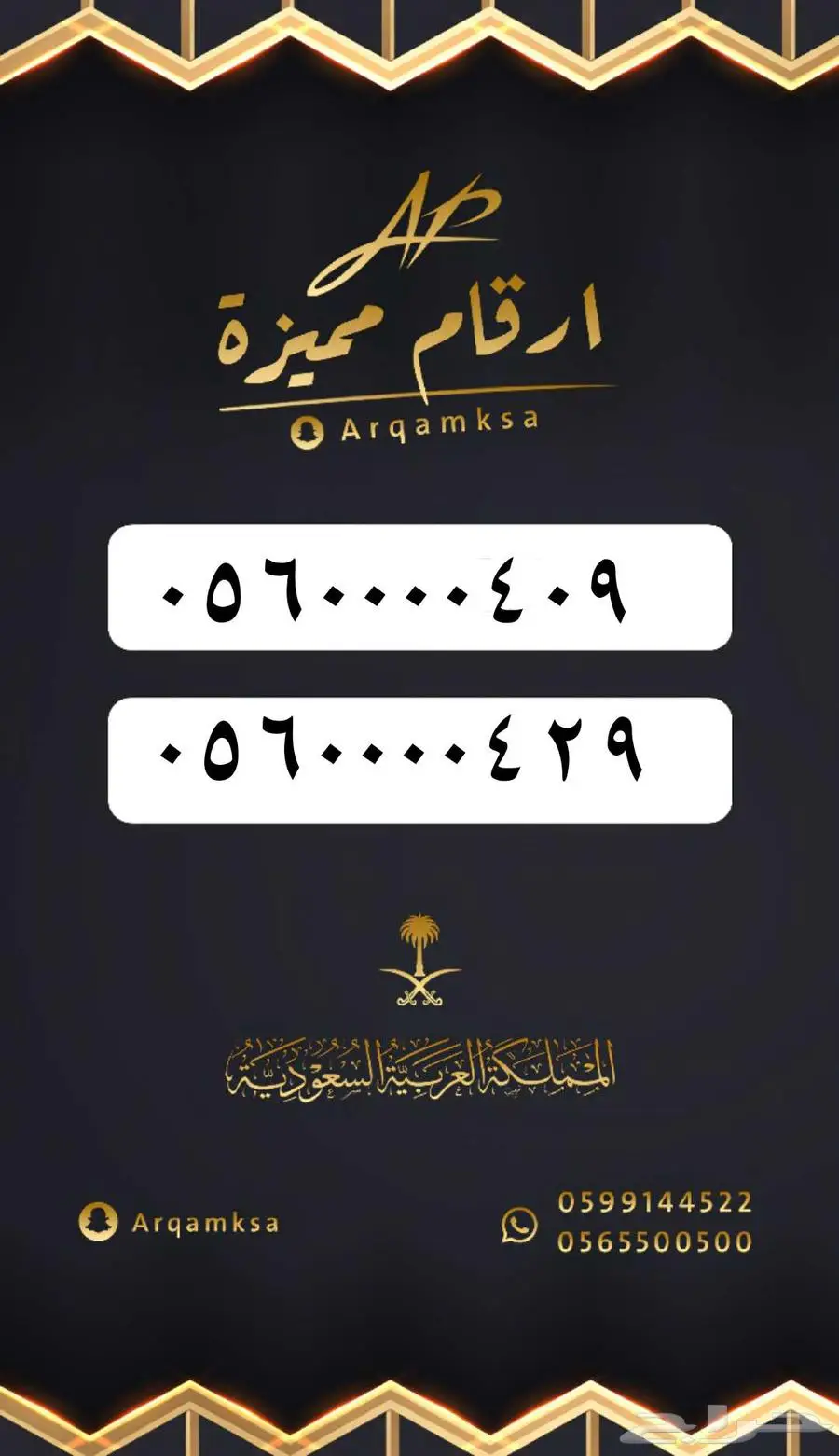 أرقام مميزة index