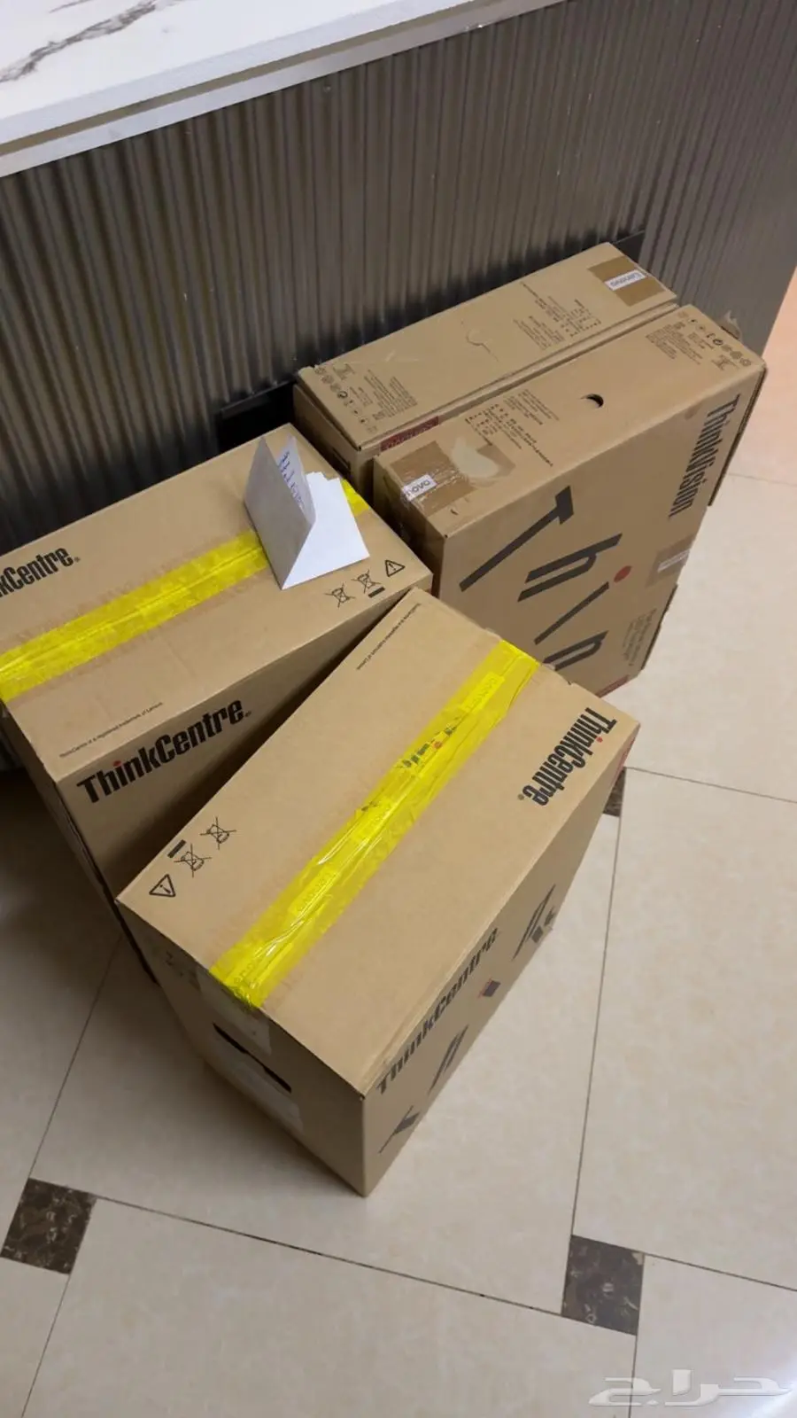 جهاز مكتبي Lenovo M720t Core i7جديد مع شاشة 22 بوصة 1