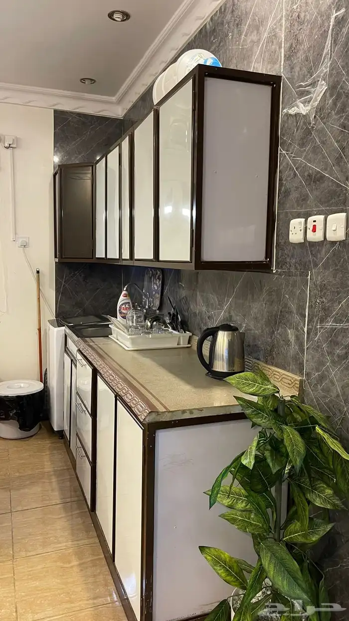 شقه مفروشه 2 غرفه الربوه كمان غرفه وصاله بقرطبه 0