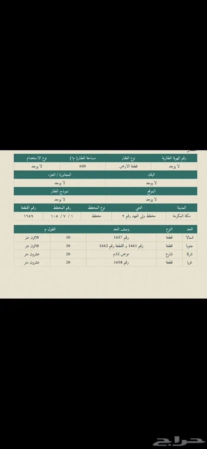 ارض تجاري سكني ولي العهد 2 اللسان داخل الحد 0