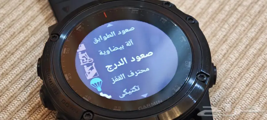 ساعة المحترفين من جارمن للرياضة Garmin Fenix 5X plus 28