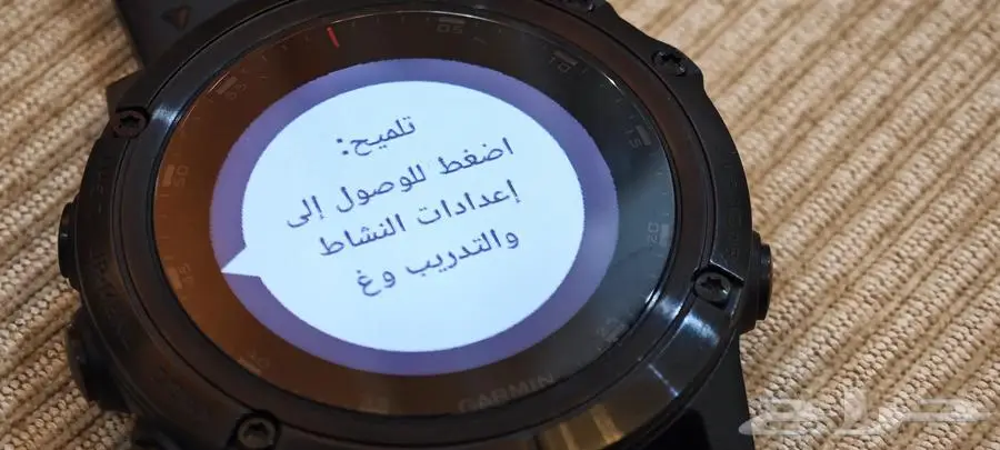 ساعة المحترفين من جارمن للرياضة Garmin Fenix 5X plus 18
