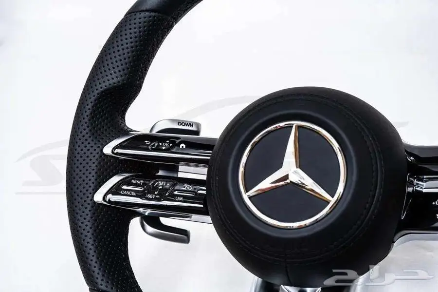 طارة جلد اسود AMG مرسيدس بنز 1