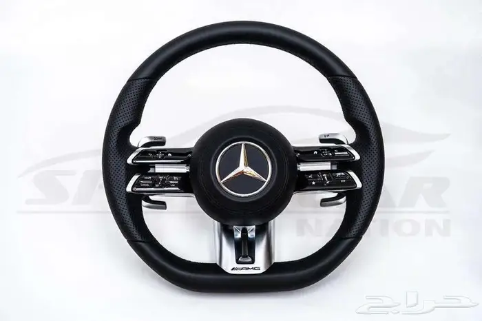 طارة جلد اسود AMG مرسيدس بنز 0