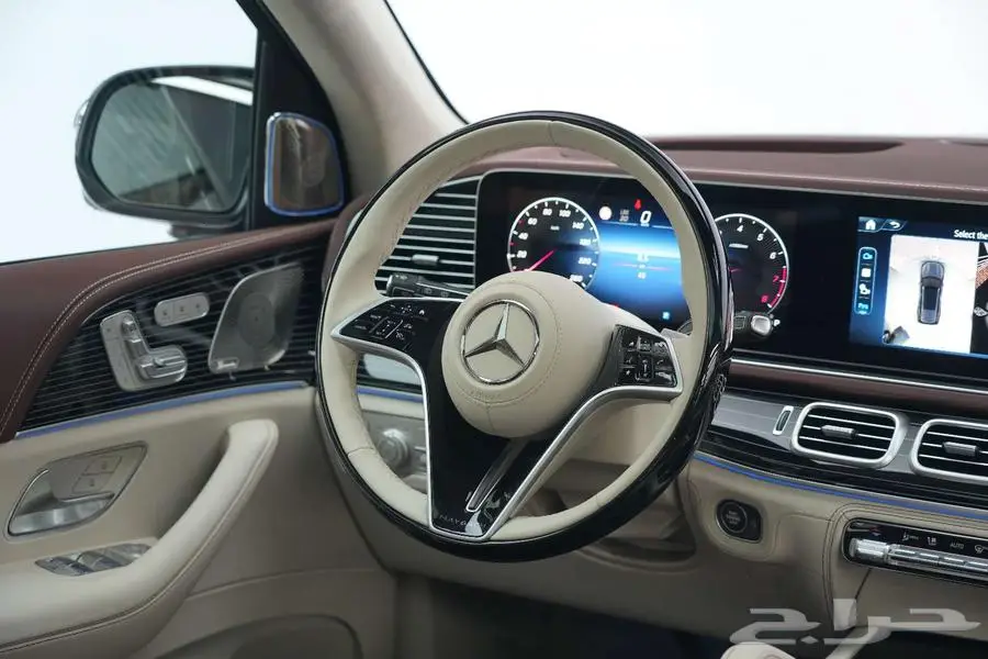 مرسيدس مايباخ GLS 600 موديل 2025 أصفار خليجي أخضر ذهبي 8