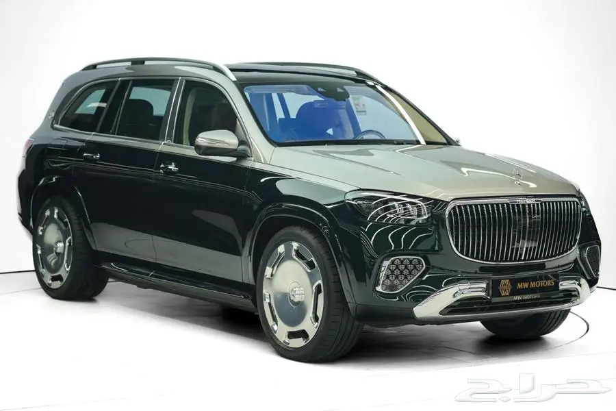 مرسيدس مايباخ GLS 600 موديل 2025 أصفار خليجي أخضر ذهبي 0