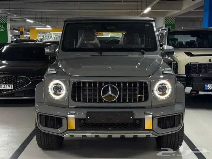 مرسيدس G63 AMG manufactur nardo grey  bengal red 1