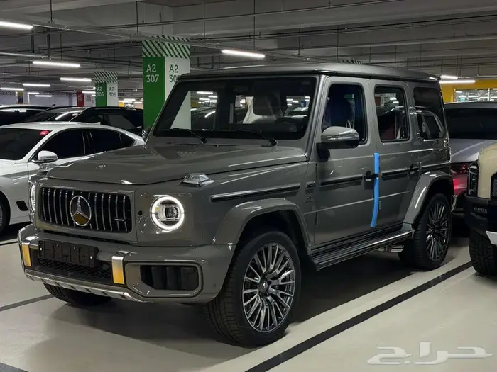مرسيدس G63 AMG manufactur nardo grey  bengal red 0